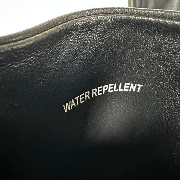 Vince NWOB Rune Slouch Leather Knee High Black Boots Size 8.5M Thick Lug Soles - Picture 9 of 11